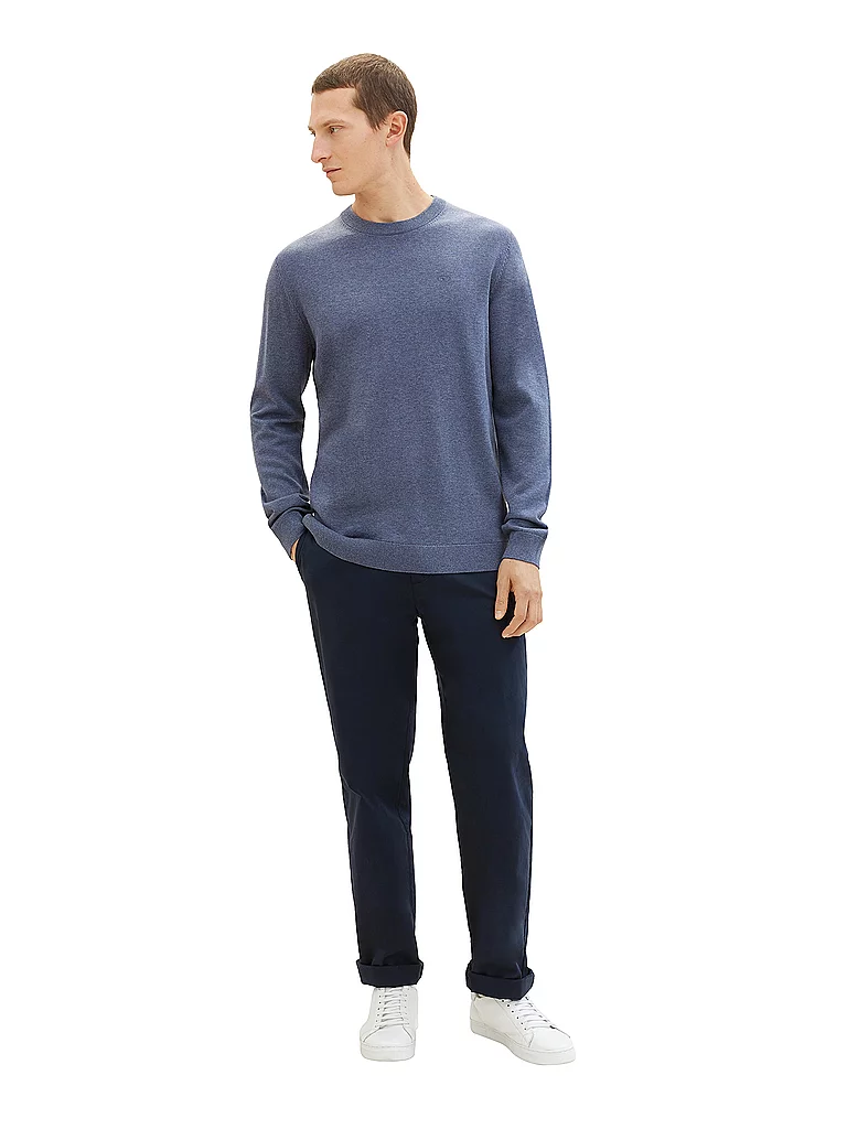 Tom Tailor 1038426 Men's Knit Sweater Vintage Indigo Blue Melange M 8